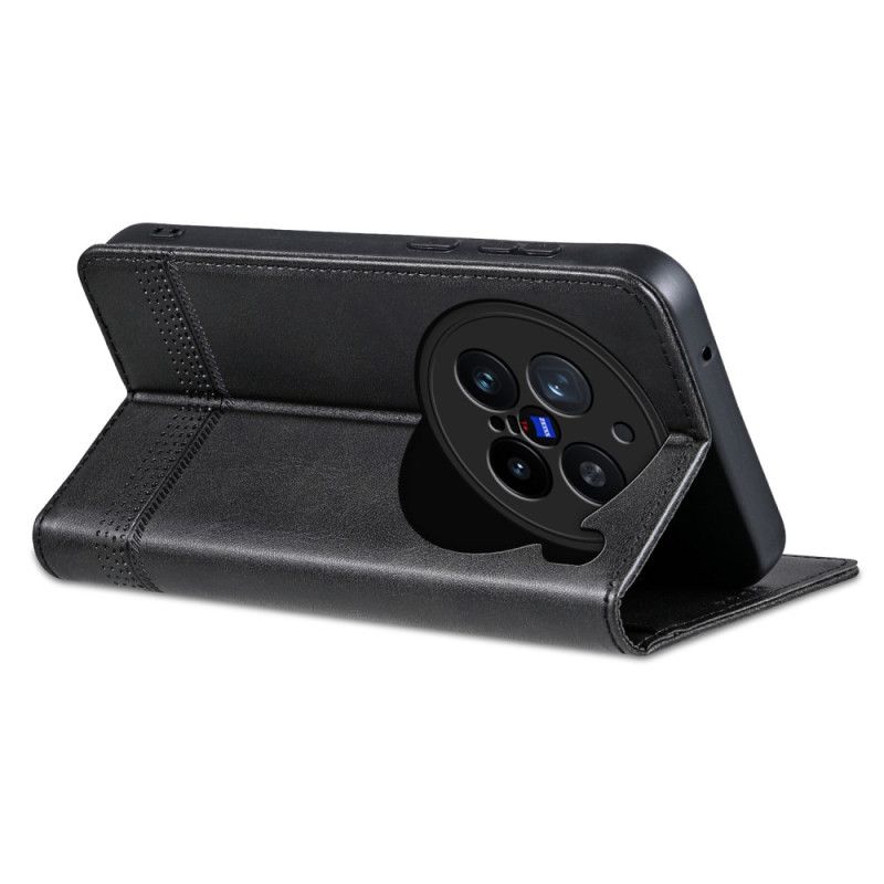 Folio Deksel Lær Vivo X200 Pro Azns