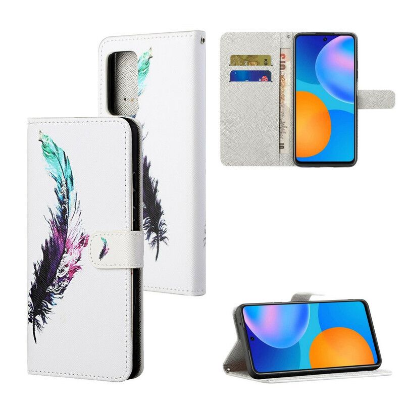 Folio Deksel Til Xiaomi Redmi Note 10 5G / Poco M3 Pro 5G Med Kjede Thongfjær