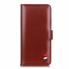 Folio Deksel Til Xiaomi Redmi Note 10 5G / Poco M3 Pro 5G Tricolor Skinneffekt