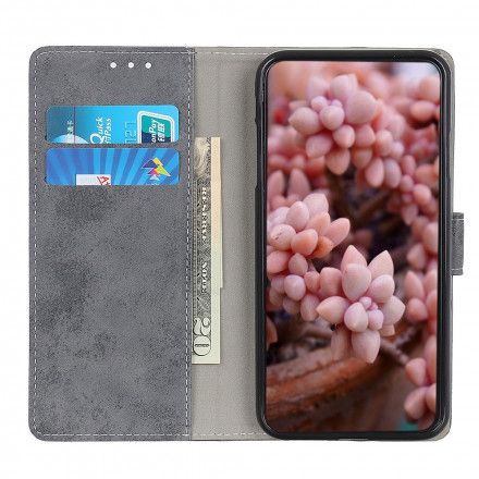Lærdeksel Til Xiaomi Redmi Note 10 5G / Poco M3 Pro 5G Vintage Skinneffekt
