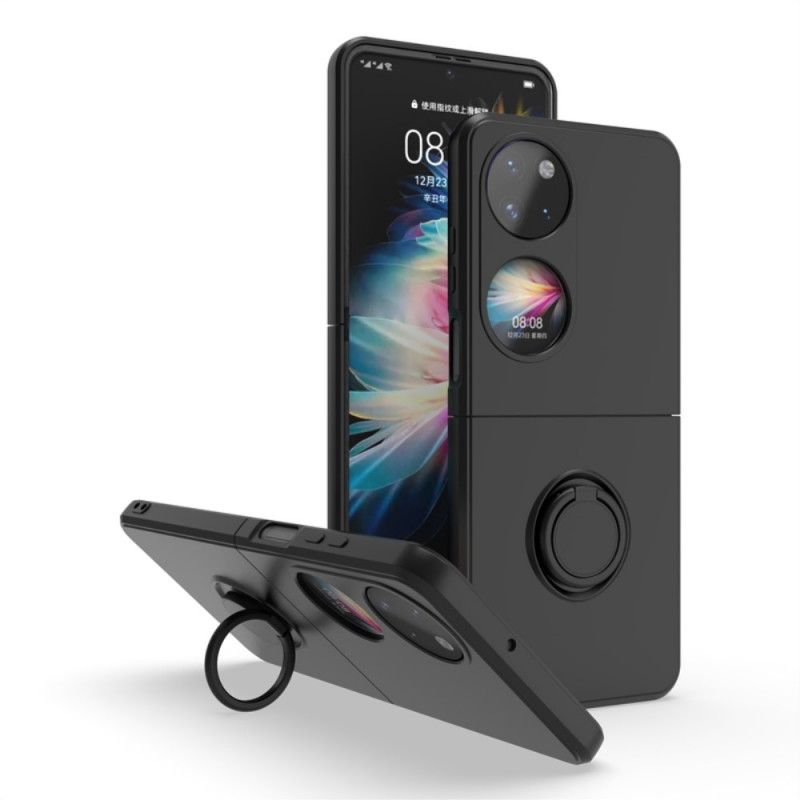 Deksel Til Huawei P50 Pocket Partner Med Ring-støtte