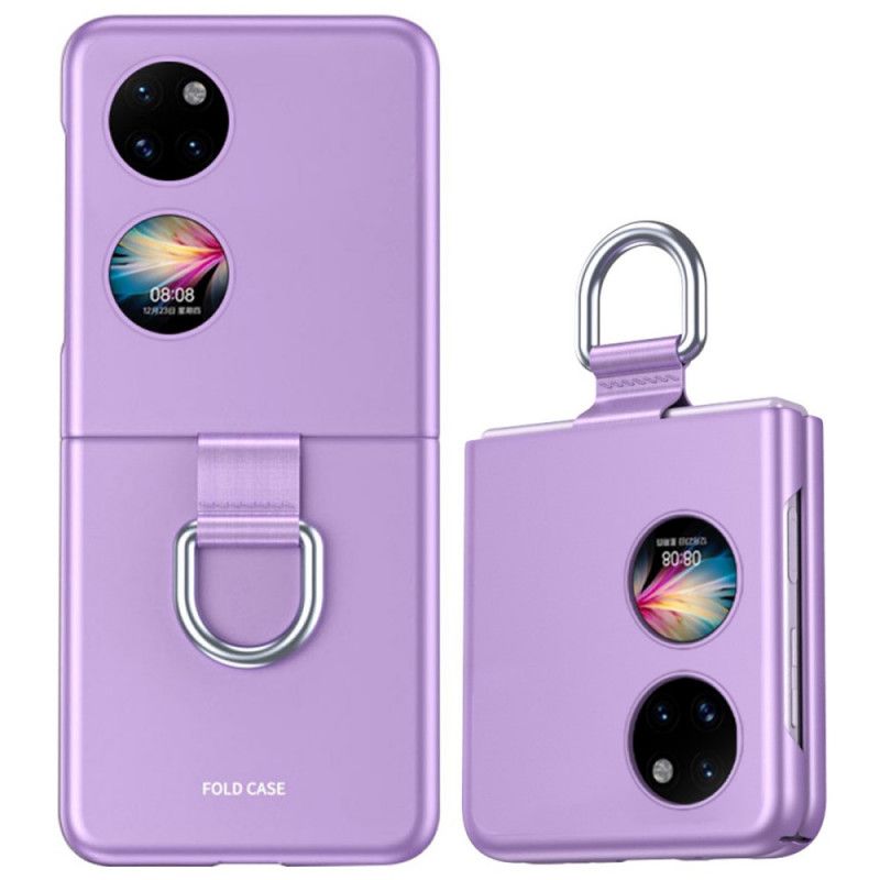 Deksel Til Huawei P50 Pocket Skin-touch Med Ring