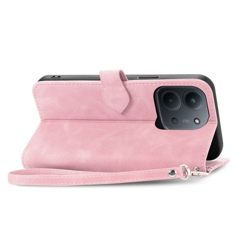 Folio Deksel Poco C85 Lommebok I Blonder