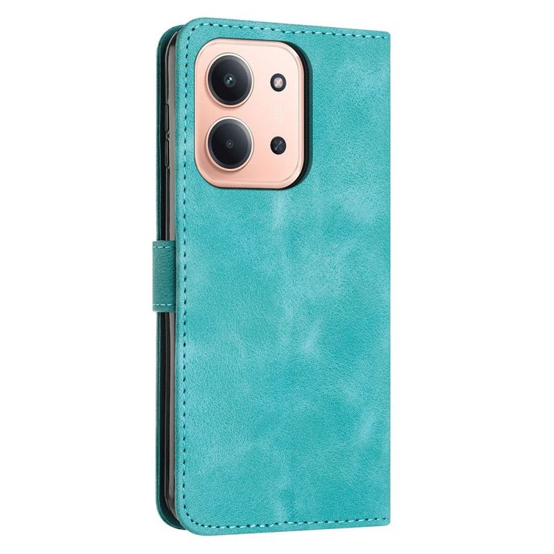 Folio Deksel Poco C85 Retro Designlinjer