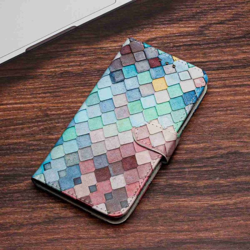 Folio Deksel Poco C85 Rutenett