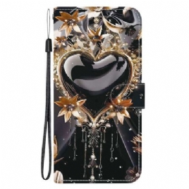 Folio Deksel Poco C85 To Hjerter Beskyttelse Deksel