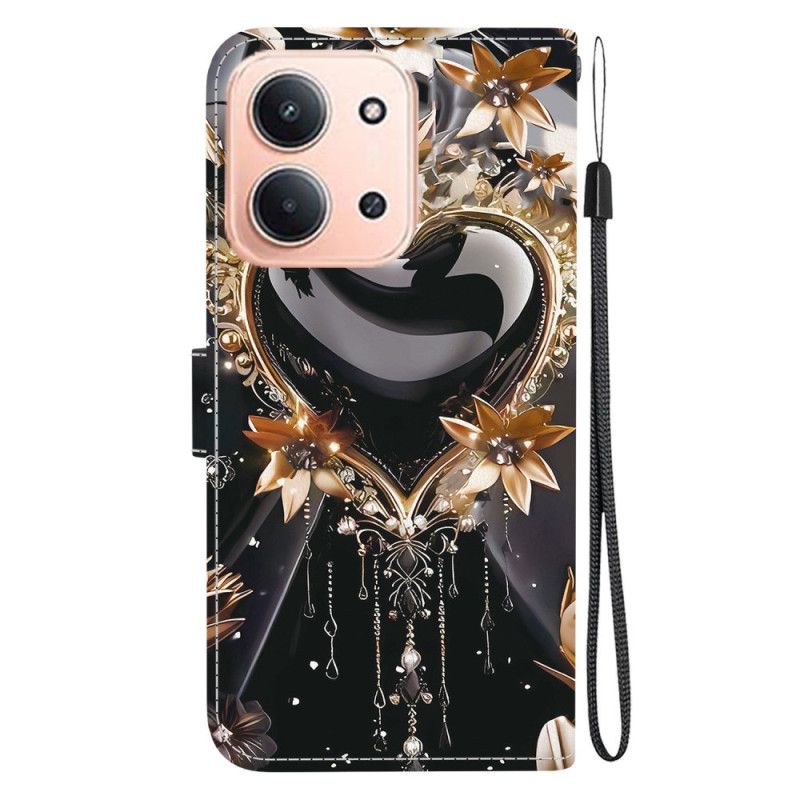 Folio Deksel Poco C85 To Hjerter Beskyttelse Deksel