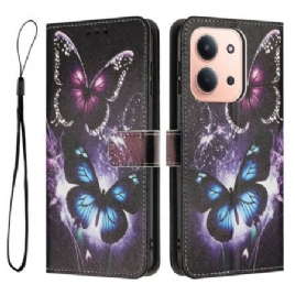 Folio Deksel Til Poco C85 To Sommerfugler