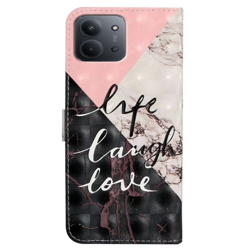 Lærdeksel Folio Deksel Poco C85 Liv Le Kjærlighet