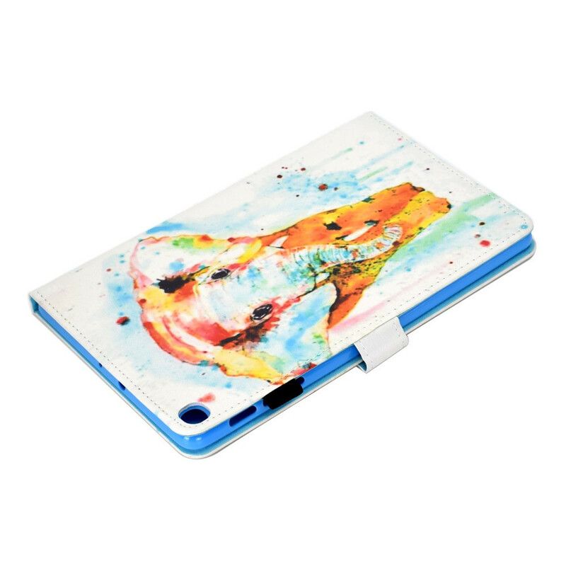 Folio Deksel Til Samsung Galaxy Tab S6 Lite Akvarellelefant