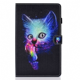 Folio Deksel Til Samsung Galaxy Tab S6 Lite Psycho Cat