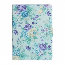 Lærdeksel Til Samsung Galaxy Tab S6 Lite Blomster Blomster Blomster