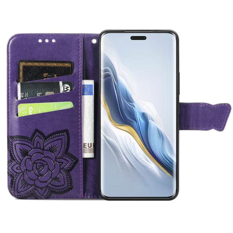 Folio Deksel Honor Magic 6 Pro Barokk Sommerfugl