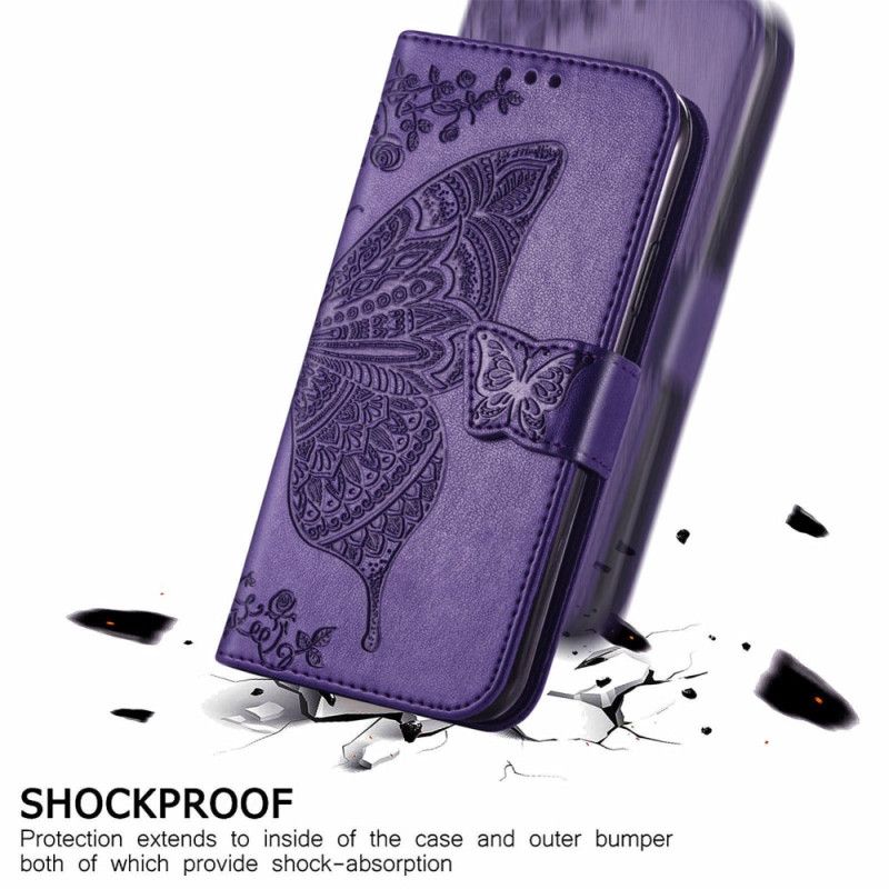 Folio Deksel Honor Magic 6 Pro Barokk Sommerfugl