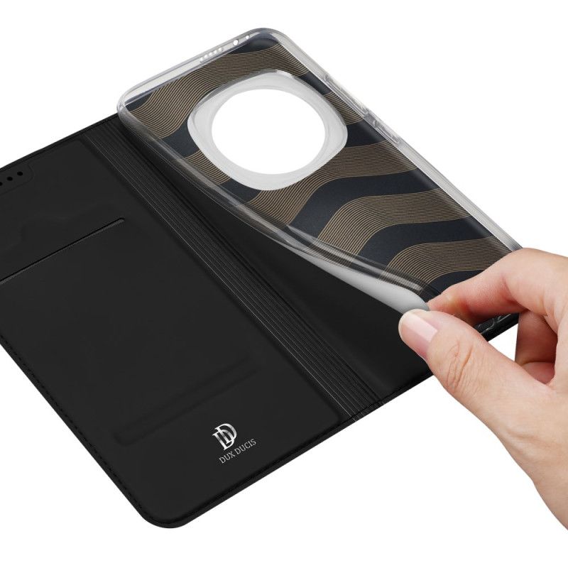 Folio Deksel Lær Honor Magic 6 Pro Mobildeksel Skin Pro Series Dux Ducis