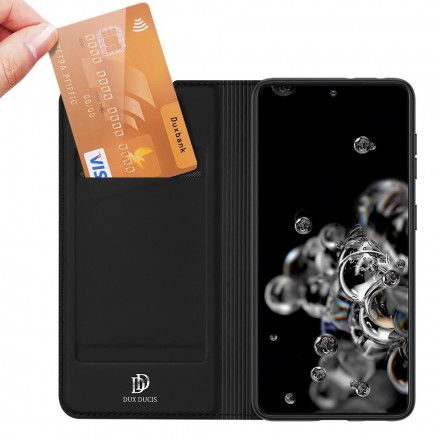 Beskyttelse Deksel Til Samsung Galaxy S21 Ultra 5G Folio Deksel Dux Ducis Pro Skin