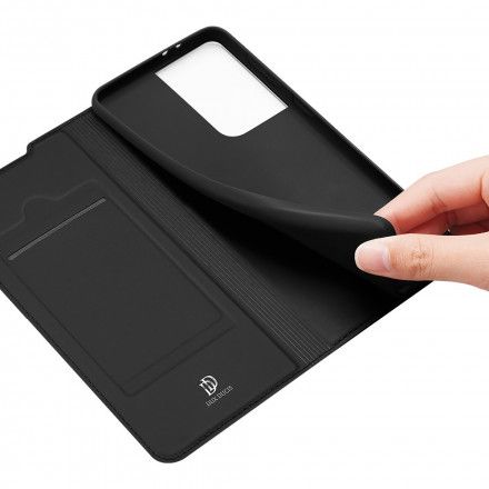 Beskyttelse Deksel Til Samsung Galaxy S21 Ultra 5G Folio Deksel Dux Ducis Pro Skin
