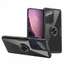 Deksel Til Samsung Galaxy S21 Ultra 5G Karbonfibermetallring