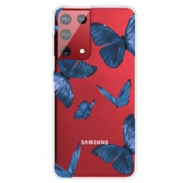 Mobildeksel Til Samsung Galaxy S21 Ultra 5G Ville Sommerfugler
