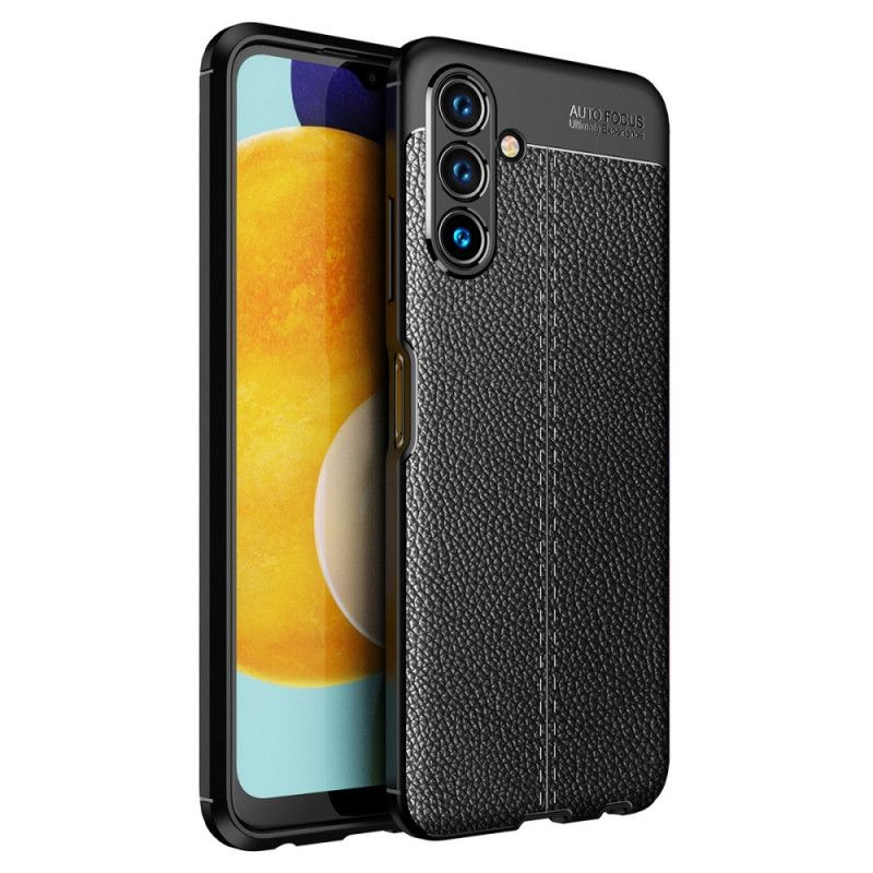 Deksel Til Samsung Galaxy A13 5G Dobbellinje Litchi-skinneffekt