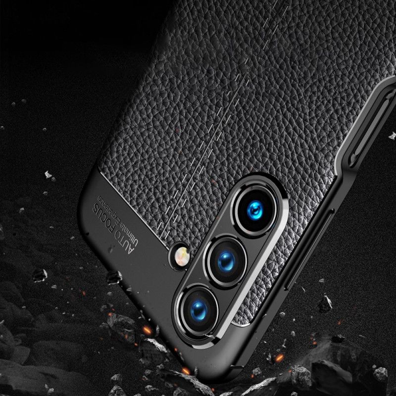 Deksel Til Samsung Galaxy A13 5G Dobbellinje Litchi-skinneffekt