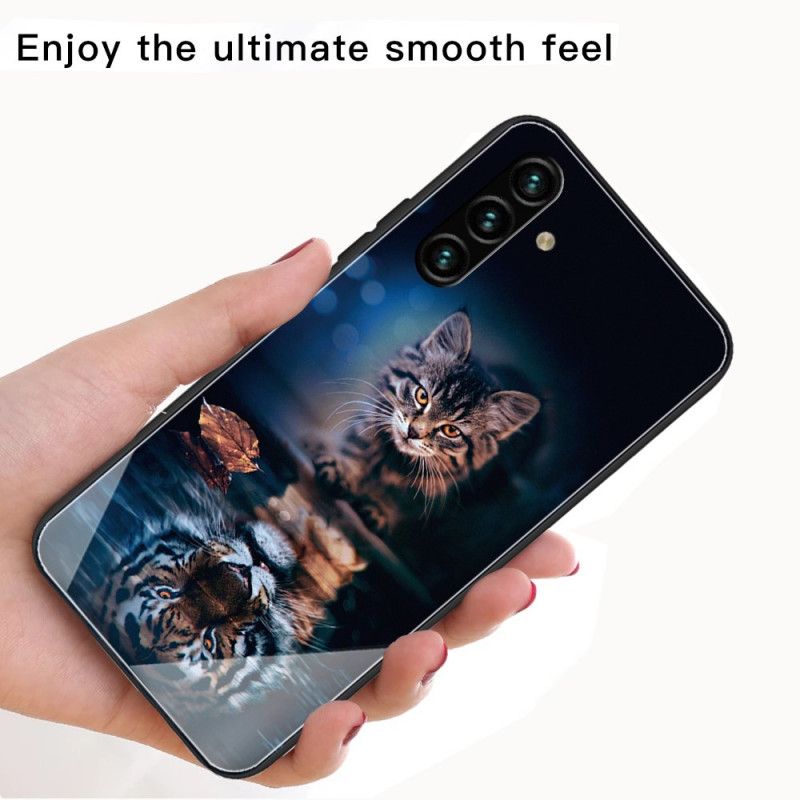Deksel Til Samsung Galaxy A13 5G Min Tiger Herdet Glass
