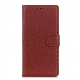 Folio Deksel Til Samsung Galaxy A13 5G Litchi Tekstur