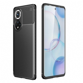 Deksel Til Huawei Nova 9 / Honor 50 Fleksibel Karbonfibertekstur