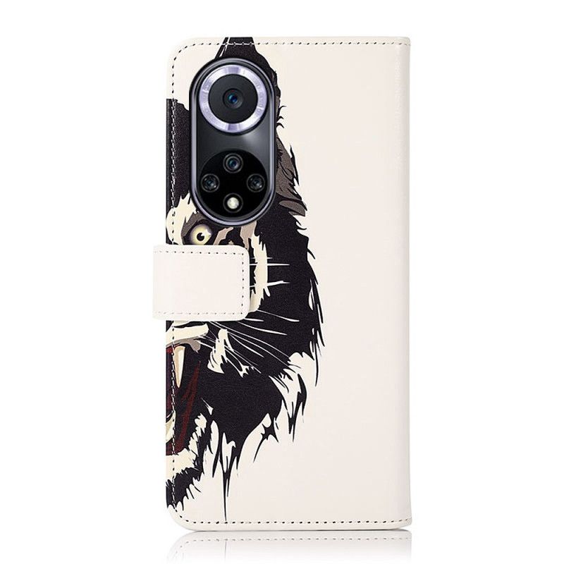 Folio Deksel Til Huawei Nova 9 / Honor 50 Hedtig Tiger