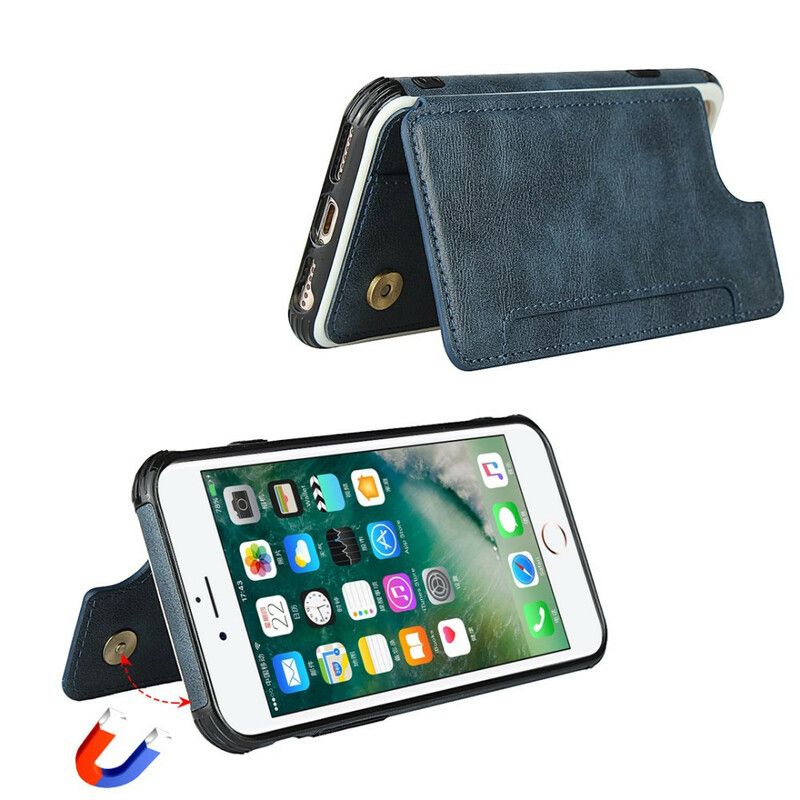 Deksel Til iPhone 6 / 6S Lommebok Lærdeksel Lommebok Mer