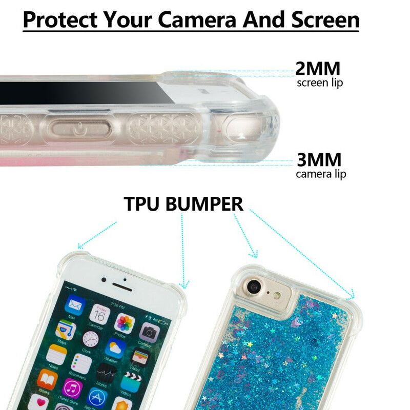 Deksel Til iPhone 6 / 6S Ønsker Glitter