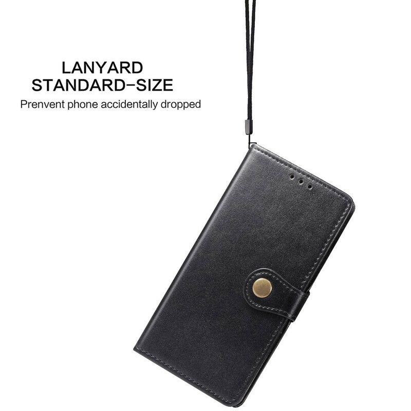 Folio Deksel Til iPhone 6 / 6S Faux Skinn Og Vintage Lås