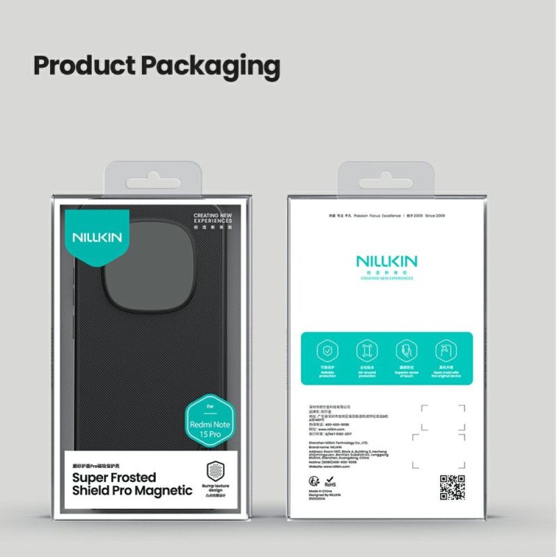Deksel Til Xiaomi Redmi Note 15 Pro 5g Magnetisk Nillkin Frosted Shield Pro