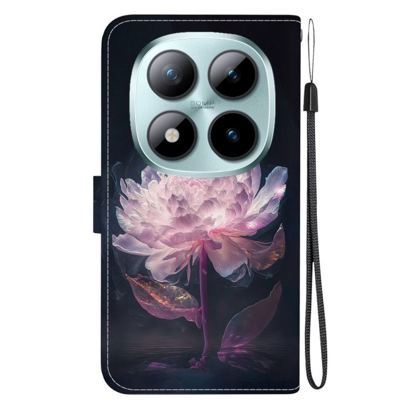 Folio Deksel Til Xiaomi Redmi Note 15 Pro 5g Lilla Peon