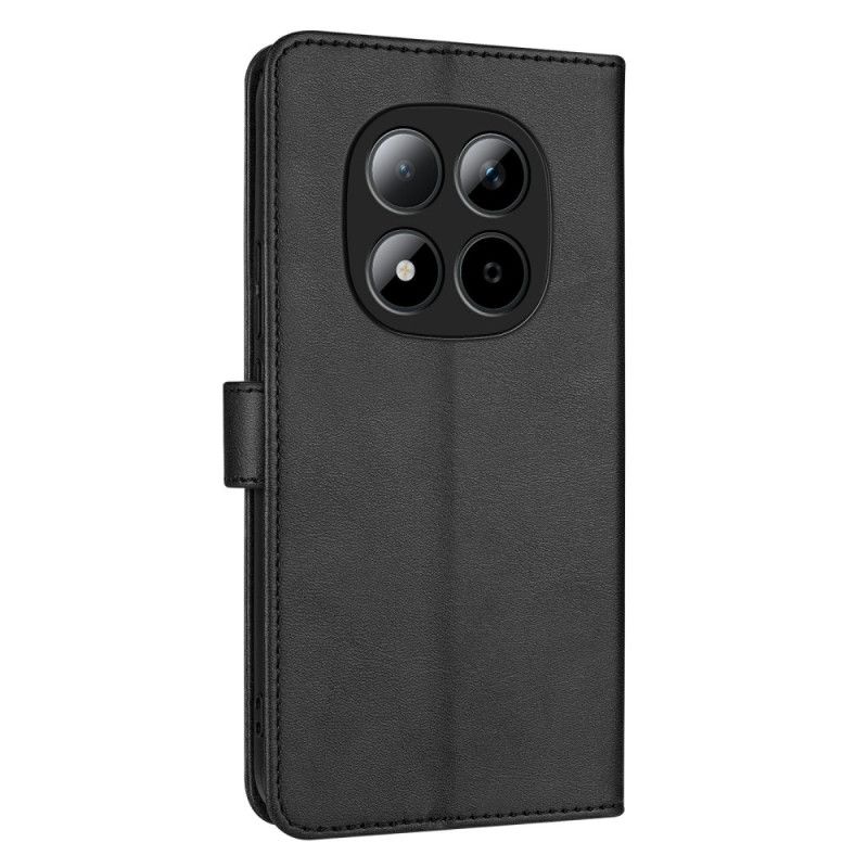 Folio Deksel Xiaomi Redmi Note 15 Pro 5g Azns Semsket Skinn Effekt Beskyttelse Deksel