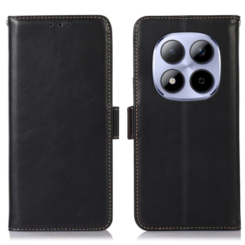 Folio Deksel Xiaomi Redmi Note 15 Pro 5g Ekte Skinn Beskyttelse Deksel