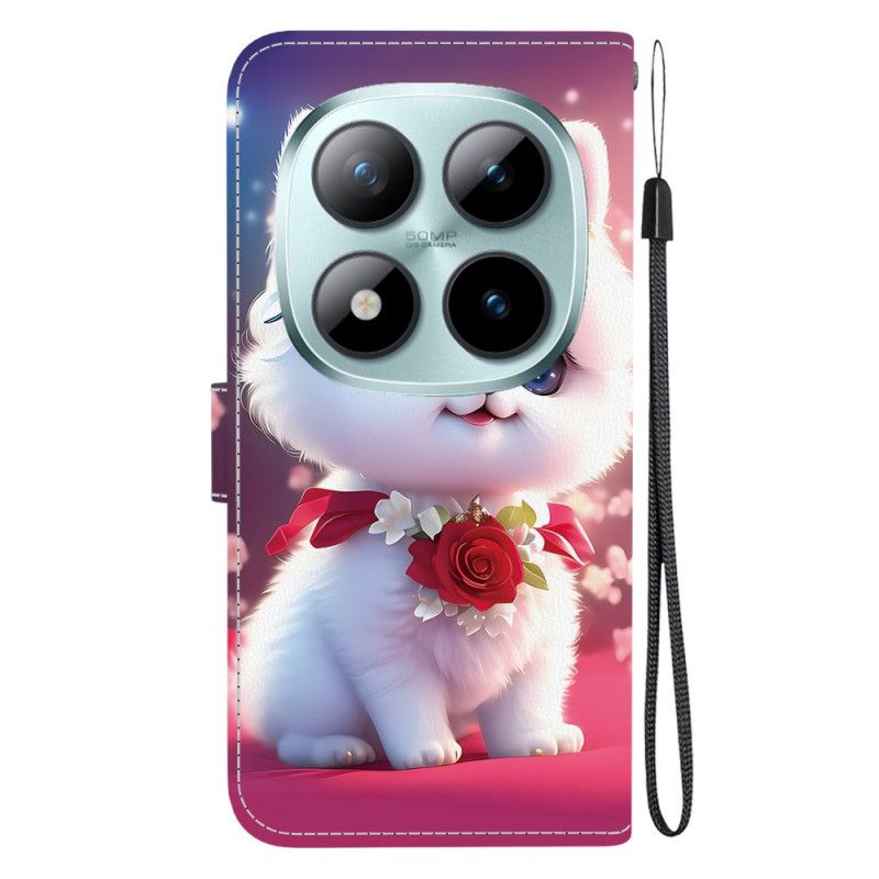 Folio Deksel Xiaomi Redmi Note 15 Pro 5g Katt Og Roser