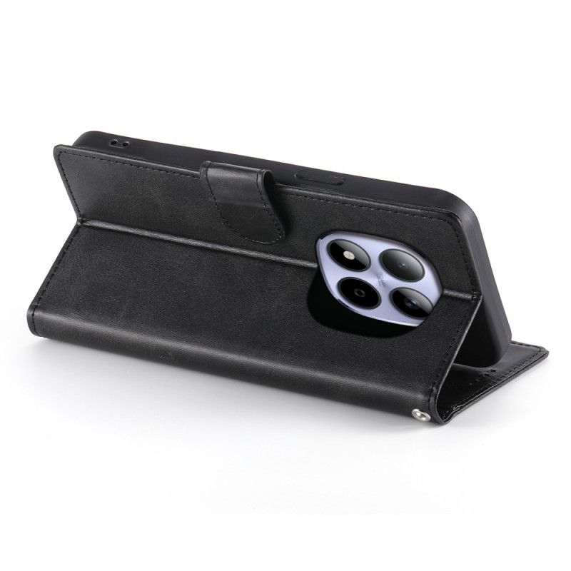 Folio Deksel Xiaomi Redmi Note 15 Pro 5g Lærtekstur Beskyttelse Deksel