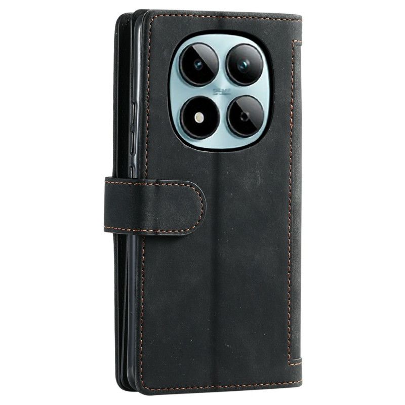 Folio Deksel Xiaomi Redmi Note 15 Pro 5g Lommebok Med 9 Kortspor Beskyttelse Deksel