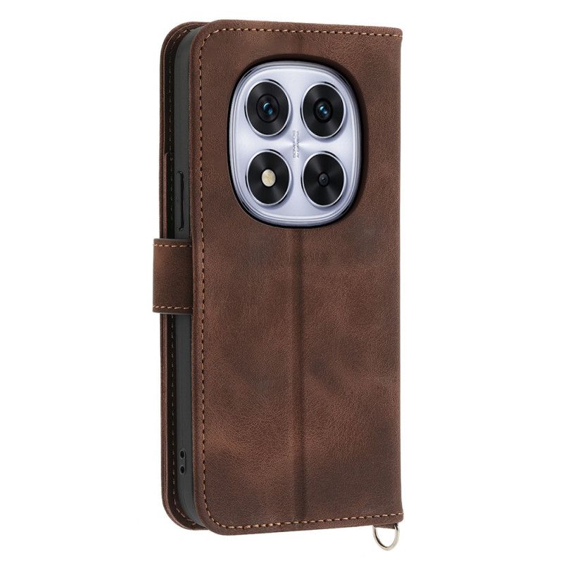 Folio Deksel Xiaomi Redmi Note 15 Pro 5g Mandala Semsket Skinneffekt Med Skulderstropp Beskyttelse Deksel