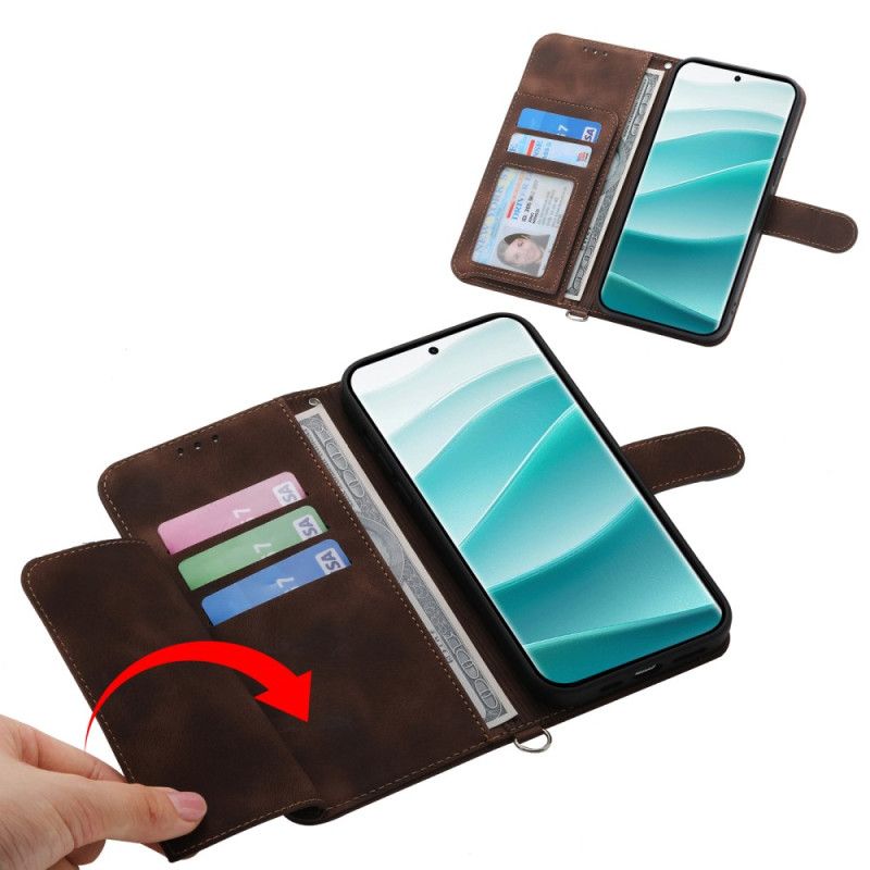 Folio Deksel Xiaomi Redmi Note 15 Pro 5g Mandala Semsket Skinneffekt Med Skulderstropp Beskyttelse Deksel