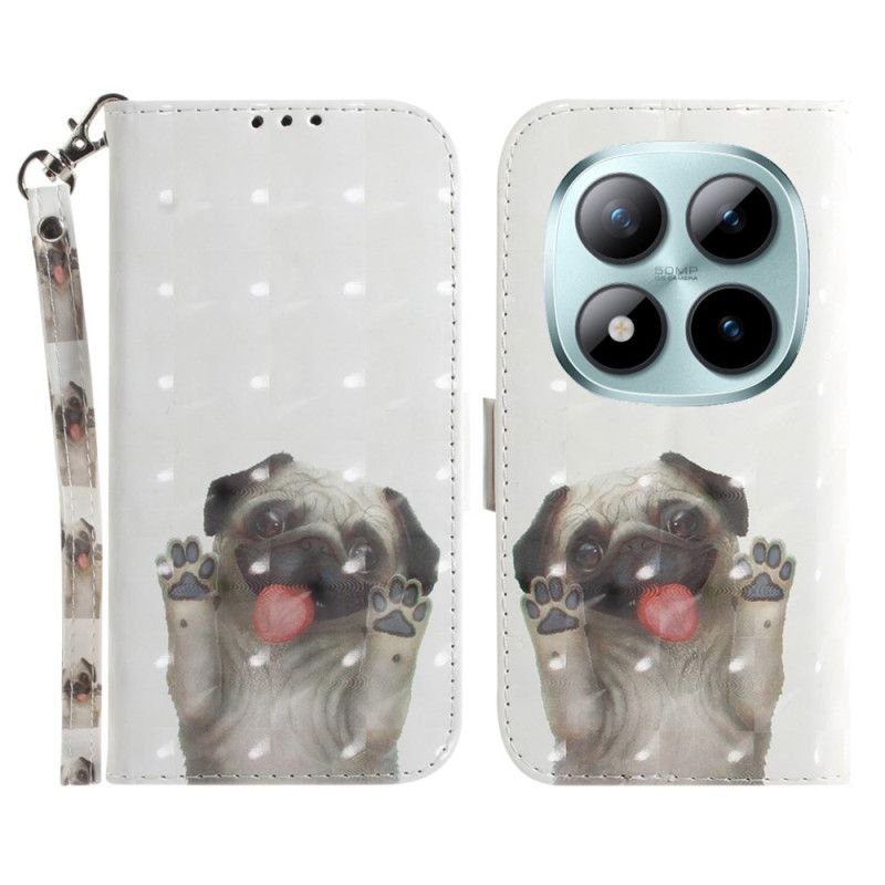 Folio Deksel Xiaomi Redmi Note 15 Pro 5g Mops Med Stropper Beskyttelse Deksel