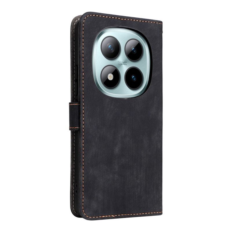 Folio Deksel Xiaomi Redmi Note 15 Pro 5g Rfid-blokkering Og Stropp