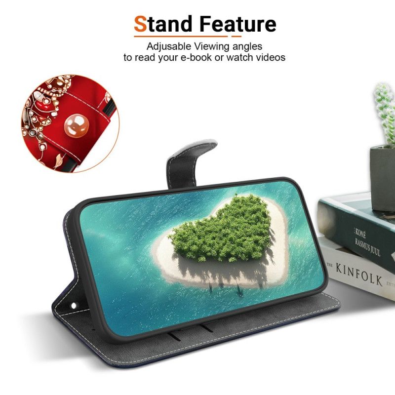 Folio Deksel Xiaomi Redmi Note 15 Pro 5g Røde Roser Beskyttelse Deksel