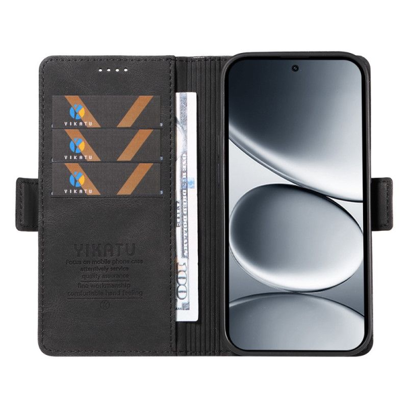 Folio Deksel Xiaomi Redmi Note 15 Pro 5g Yikatu Semsket Skinneffekt Beskyttelse Deksel