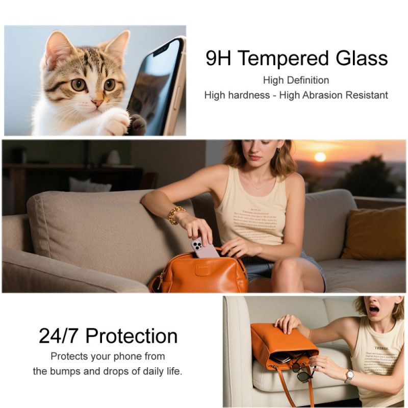 Heldekkende Skjermbeskytter I Herdet Glass For Xiaomi Redmi Note 15 Pro 5g (kompatibel Med Fingeravtrykkslåsing)