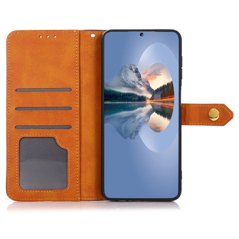 Lærdeksel Folio Deksel Xiaomi Redmi Note 15 Pro 5g Khazneh Gullspenne