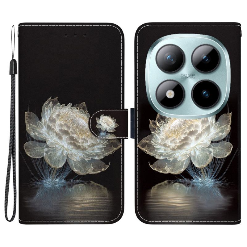 Lærdeksel Folio Deksel Xiaomi Redmi Note 15 Pro 5g Mobildeksel Crista-peon