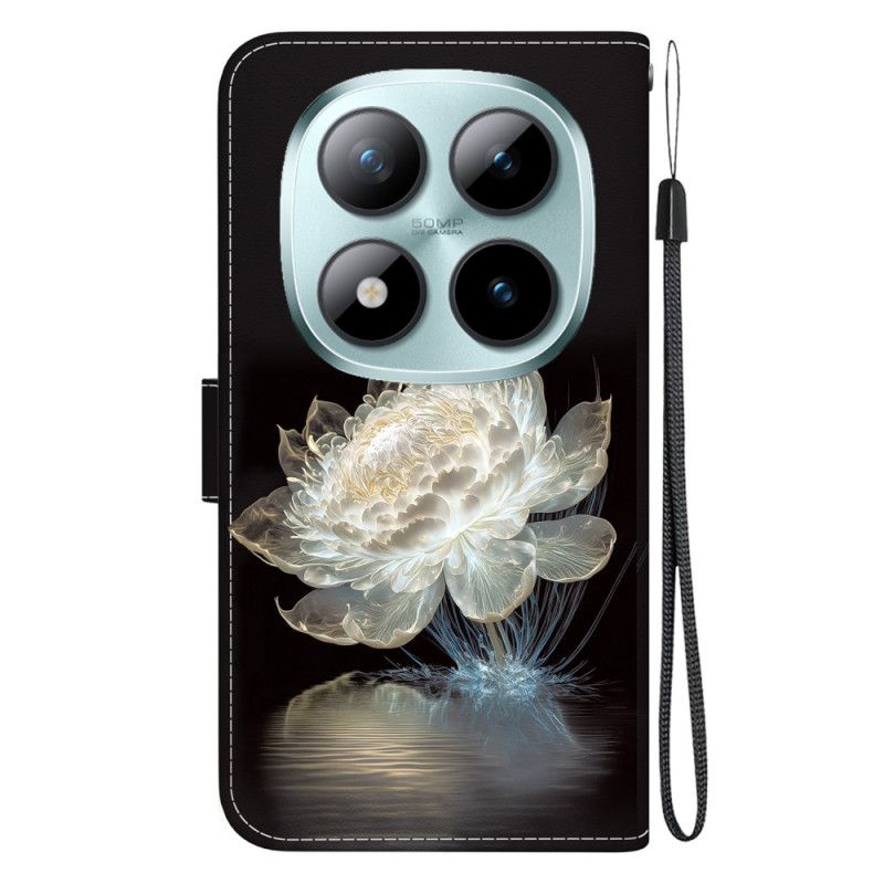 Lærdeksel Folio Deksel Xiaomi Redmi Note 15 Pro 5g Mobildeksel Crista-peon