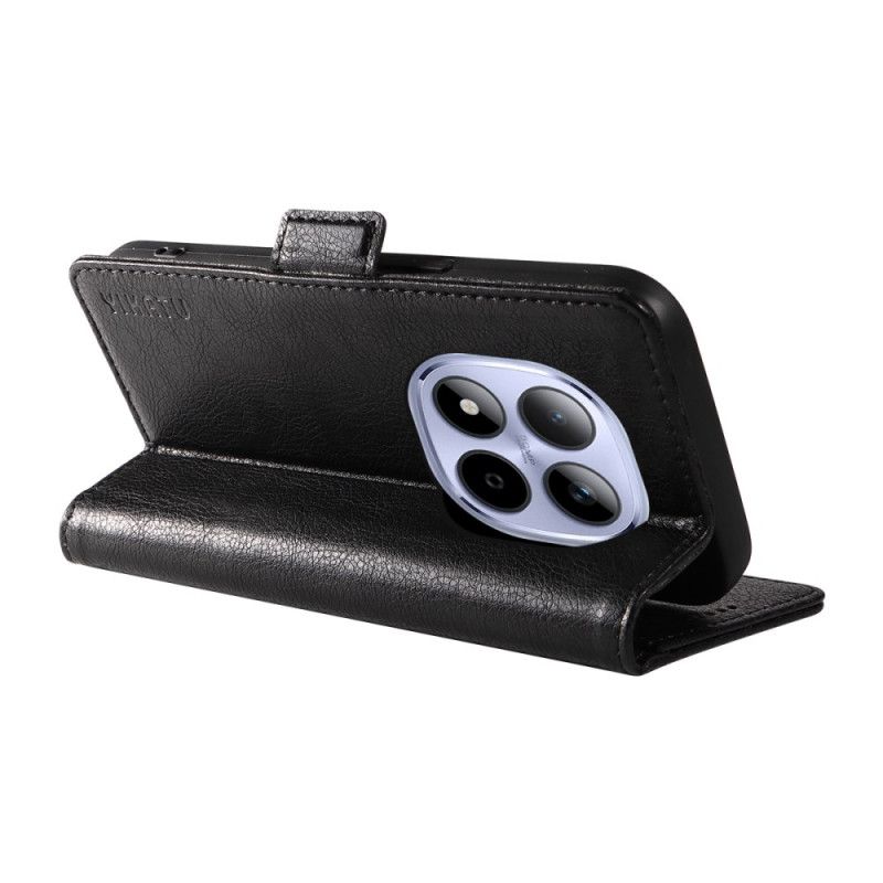 Lærdeksel Folio Deksel Xiaomi Redmi Note 15 Pro 5g Mobildeksel Retro Yikatu